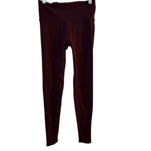 Lululemon High-Rise Reveal 7/8 Tight Leggings Dark Adobe Red Size 6 Yoga Running